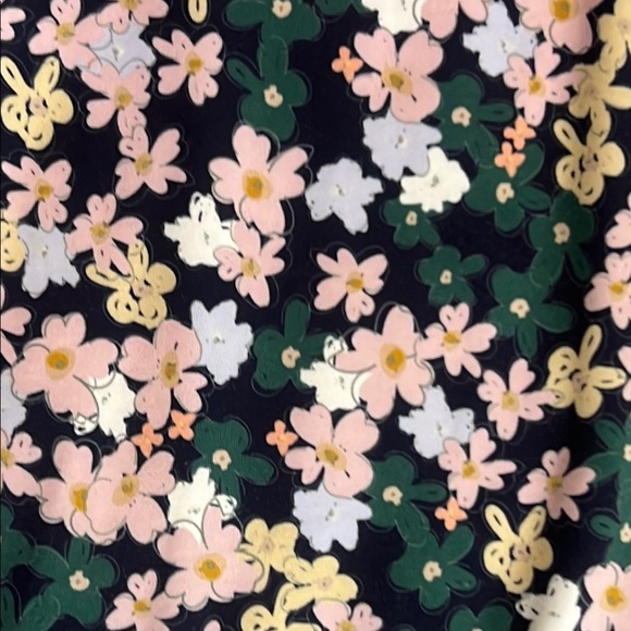 Bad Birdie Playful Floral Golf Polo sz XL :ink Green Black - Picture 5 of 10